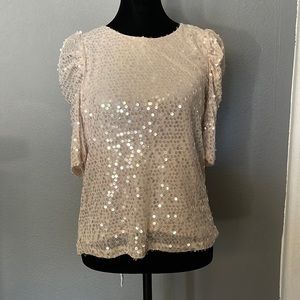 Express sequined blouse